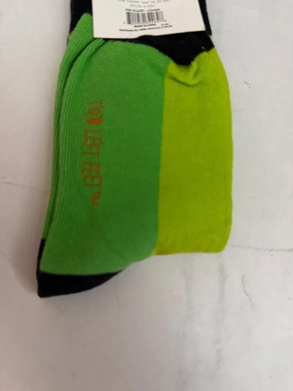 Taco Bout Awesome Kids Socks By Two Left Feet Neon Green Ages 7-10 Sizes 1-5